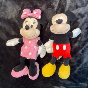 🌟 3/$30 🎁Disney Minnie Mouse and Mickey Mouse plush toys